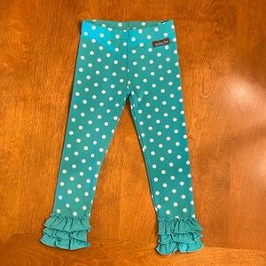 NWOT Matilda Jane Dance with Me Polka Ruffle Leggings